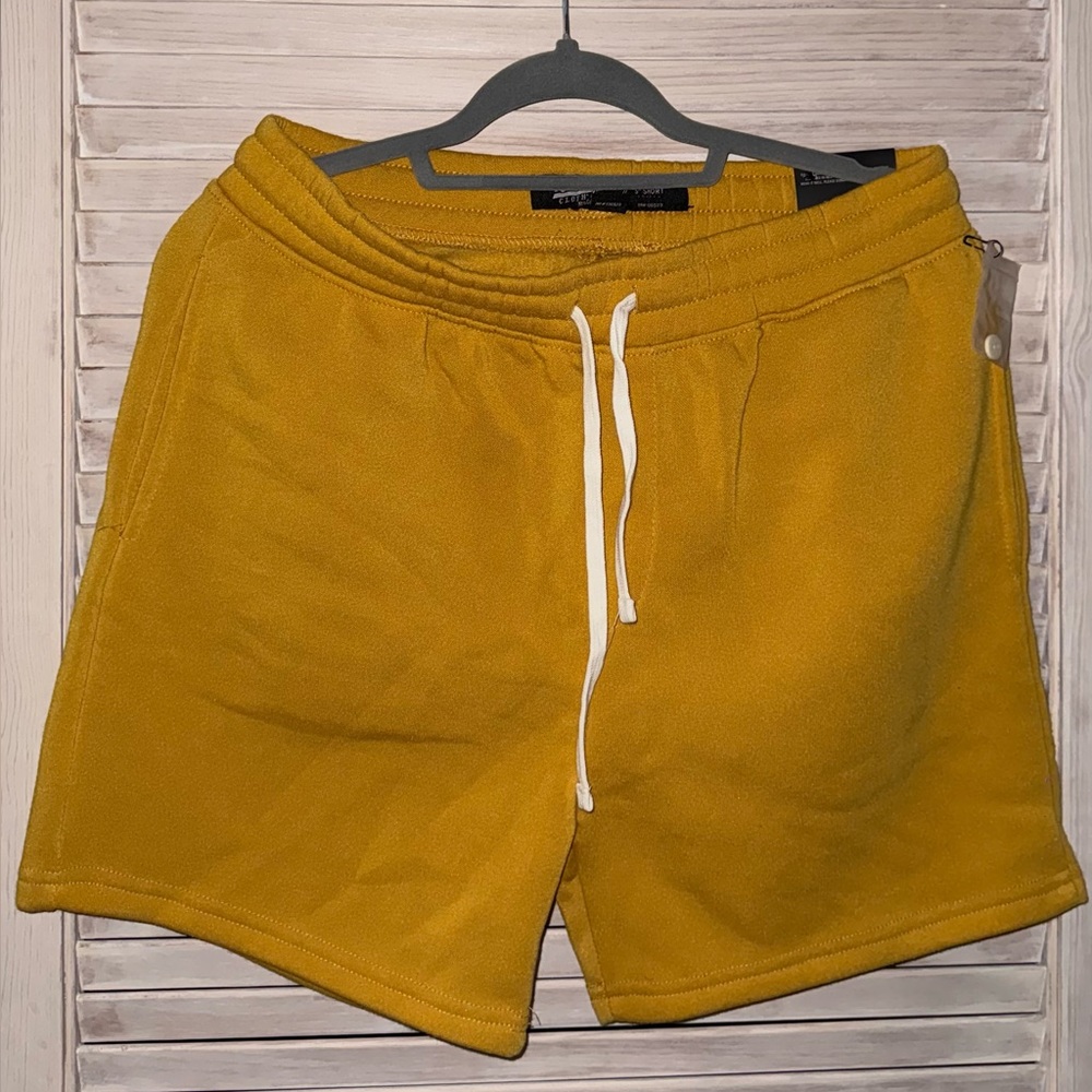 Brooklyn Cloth Men's Yellow Athletic Shorts